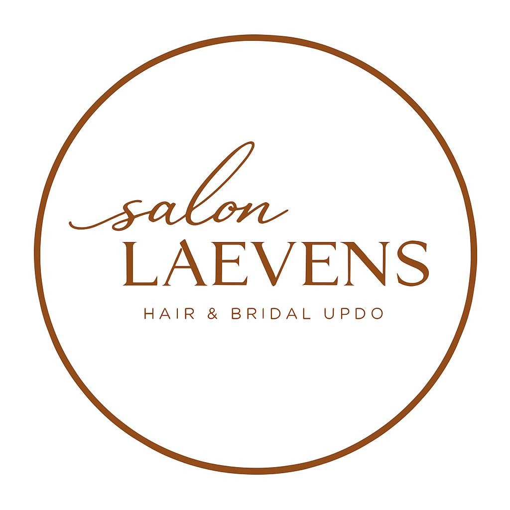 Logo for salon LAEVENS HAIR & BRIDAL UPDO.